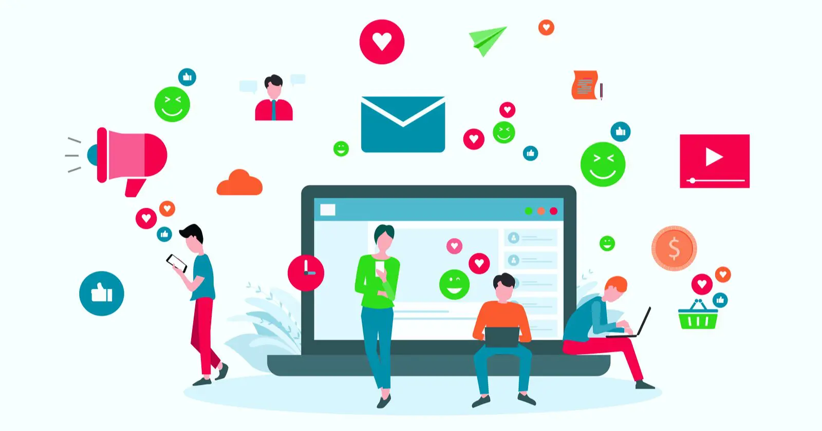 social imedia vector1