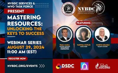 NVBDC Launches New Webinar Series: Mastering Resources – Unlocking the Keys to Success