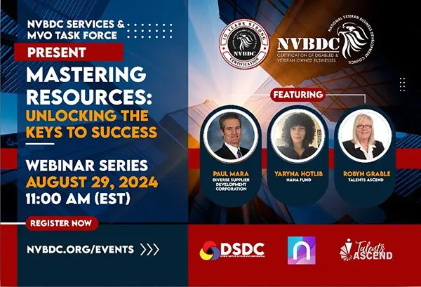 NVBDC Launches New Webinar Series: Mastering Resources – Unlocking the Keys to Success