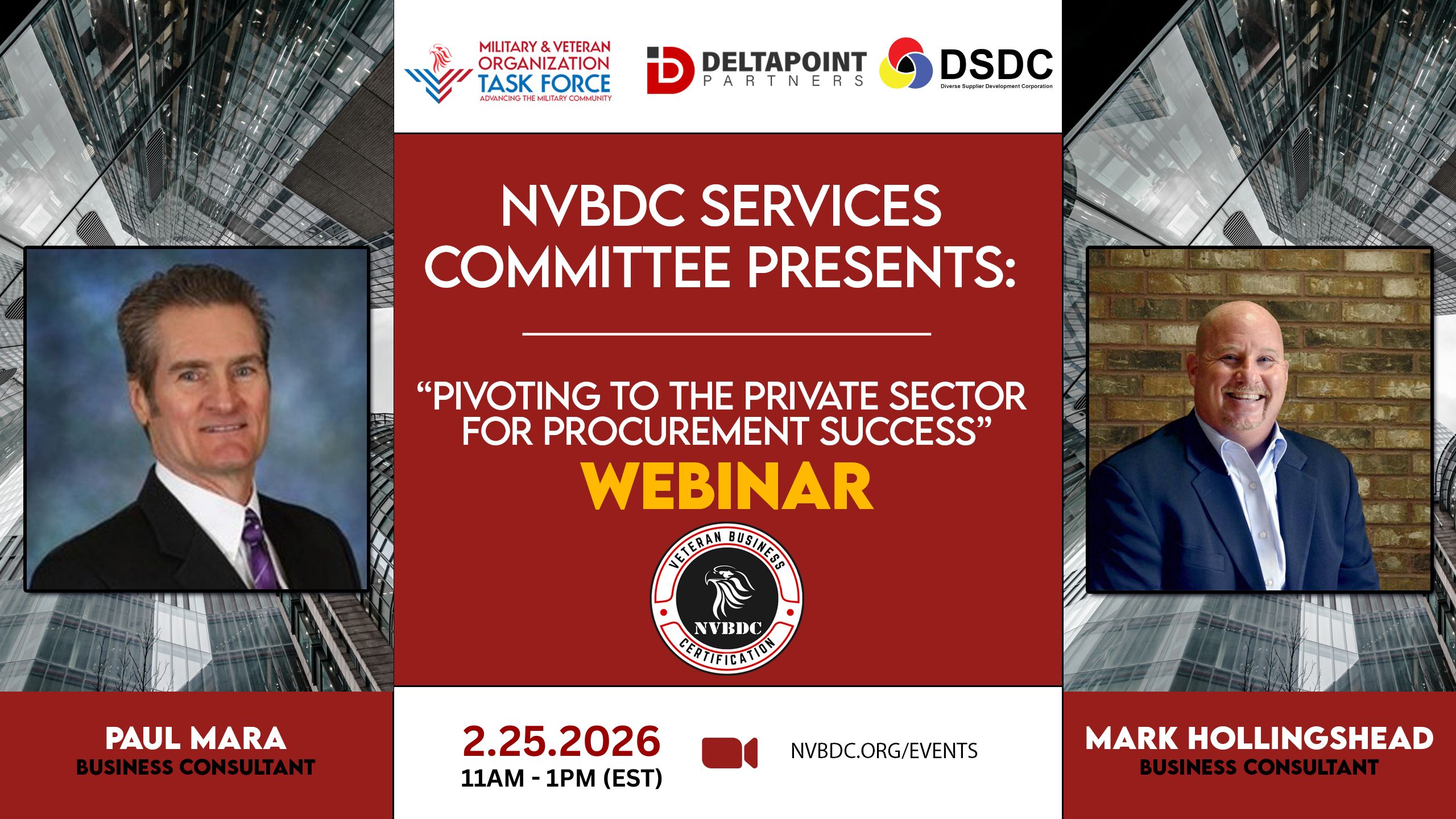 FEB 25 2026 11AM – 1PM (EST)